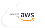 Amazon Web Services AWS logo in cloud with smile. InfoDocs is powered by AWS to bring you the best and most secure secretarial software on the market.